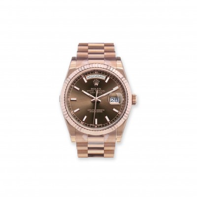 ROLEX DAY-DATE 36 CHOCOLATE ROSE GOLD 118235